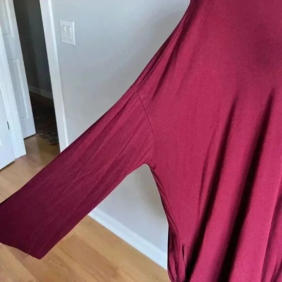 Sweet Pea Red long sleeve dress with pockets - Picture 2 of 9